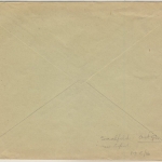 DR - Saalfeld über Ostrowo, Landpost-Ra2 a. Brief n. Berlin - undatiert ca. 1940