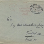 DR - 12 Pfg. AFS Chors & Amme, Spedition - Brief Stettin - Frankfurt/M. 1927
