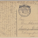 DR - G.P.K. Thorn Geprüft und zu befördern, Zensurstempel Feldpostkarte 1914 n.