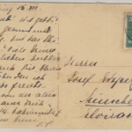 Ostpreussen - Elbing Markttor farbige Ansichtskarte gelaufen n. München 1924