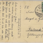 Westpreussen - Danzig Langebrücke m. Krantor, gelaufen n. Sterkrade 1925