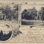 Westpreussen - Hochfelde Gasthof v. W.Lemke Gut Seeparthie - sw-Mehrbild-AK 1908