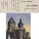 DR - Trier 1 P.K. Zu befördern Zensur-Ra1 AK Dom n. Neunkirchen 1918