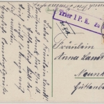 DR - Trier 1 P.K. Zu befördern Zensur-Ra1 AK Dom n. Neunkirchen 1918