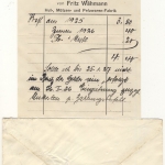 DR - 10 Pfg. Adler Brief Bassum - Wildeshausen 1927 Retourvermerk - m. Inhalt