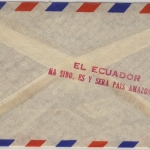Ecuador - 3x10 C. OEA, Brief (Maritimo) i.d. SCHWEIZ, Guayaquil - Luzern 1961