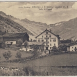 Österreich/Südtirol - Ahrntal Gasthaus Leimegger, sw-Ansicht, gelaufen 1928