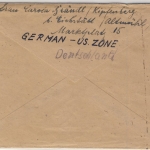 Kontrollrat - 75 Pfg. Ziffer, Zensurbrief n. SCHWEDEN, Kipfenberg - Smedby 1946