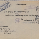 Kontrollrat - Buxheim über Eichstätt, Landpost-L2 a. Einschreibebrief 1947