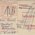 BRD - Gungolding über Eichstätt, Landpost-L2 a. Karte Nachporto n. Nortorf 1957