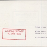 Ägypten - 500 M. Arabisches Vollblut Lupokarte/LH-1st-Flug Cairo Düsseldorf 1988