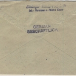 Kontrollrat - 24 Pfg. Ziffer, Zensurbrief Nürnberg - München 1947, Nachsendung
