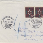 BRD - Waldkraiburg SST HOG Fachtagung Interballistik Brief Nachporto 1966