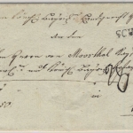 Bayern/Österreich - Schambach 1823, L1 a. Grenzfranko-Brief n. Wien