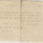 Bayern - Kempten 1823, Aufgabeschein m. Ortsvordruck f. Brief n. Limbach