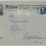 Bayern - 20 Pfg. Ludwig, Firmenbrief i.d. SCHWEIZ, Zensur, Ludwigshafen -