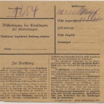 Bayern - 2x50 Pfg. Ludwig/Freistaat, Nachnahme-Paketkarte Würzburg 6 - Kitzingen