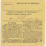 Bayern - 40+30 Pfg. Ludwig, Paketkarte (Nachporto !) Augsburg 2 - Vilshofen