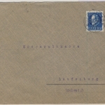Bayern - 20 Pfg. Ludwig, Perfin "B.B.", Zensurbrief i.d.SCHWEIZ, München -