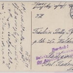 Bayern - 10 Pfg. Ludwig, Karte n. ÖSTERREICH 1917, Zurückweisung/Zensur