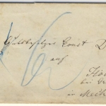 Bayern/Mecklenburg-Schwerin - Kissingen (1856 ?),HKS a. Portobrief n. Hockendorf