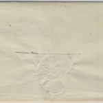 Bayern - Gunzenhausen, Fingerhut-Stpl. a. Dienstbrief (ca. 1840) n. Ansbach