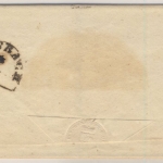 Bayern - Langenfeld, Fingerhut-Stpl. a. Dienstbrief (ca. 1840) v. Schwarzenberg