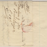 Bayern - Rosenheim 27.10.1836 Fingerhut-Stpl. 14 Kr. Portobrief n. Würzburg