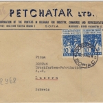 Bulgarien - 2x10 L. Allslawischer Kongress, Einschreibebrief i.d. SCHWEIZ, Sofia