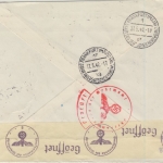 Bulgarien - 14 L. Kronprinz Geburtstag, Zensur-Einschreibebrief Sofia - FFM 1940
