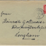 Bayern/3. Reich - Griesbach 2. JUN 42, Reservestempel a. Brief n. Lengham