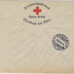 DR - Kriegsgefangenenbrief i.d. SCHWEIZ Offenbach Genf 1915 Vordruck Rotes Kreuz
