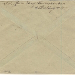 DR-Infla - 2x20 Pfg. By-Abschied/DR (1x Plattenfehler), Brief Nürnberg -