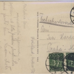 DR-Infla - 75 Pfg. Germania u.a. Karte i.d. Tschechoslowakei Sondertarif ! 1922