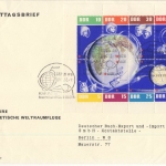 DDR - 5 J. Sowjet. Weltraumflüge, Kleinbogen a. Schmuck-FDC + ESST Berlin 1962
