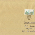 Berlin - 2x100 Pfg. SWK/unten geschnitten, Briefdrucksache (3.Gew.stufe) Berlin