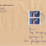 Berlin - 2x120 Pfg. Sport/Hammerwerfen, Ortsbrief (>50g) Frankfurt a.M. 1991