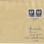 Berlin - 2x80 Pfg. Wohlfahrt/Gläser, Drucksache (>50g) i.d. CSSR, Berlin -
