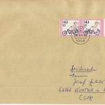Berlin - 2x80 Pfg. Jugend/Fahrrad, Drucksache (>50g) i.d. CSSR, Berlin -