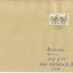 Berlin - 80 Pfg. B&S, waagr. Paar, Drucksache (>50g) i.d. CSSR, Berlin -