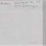 BRD - 2x300 Pfg. Industrie&Technik, Einschreiben-Rückschein Tettnang - Bamberg