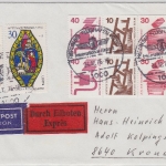 Berlin - Unfallverhütung, Heftchenblatt u.a., Lupo-Eilbrief Berlin Flughafen