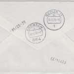 Berlin - Unfallverhütung, Heftchenblatt u.a., Lupo-Eilbrief Berlin Flughafen