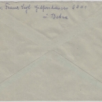 BRD - Bebra 1, Einschreibebrief n. Kronach 1963