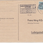 Berlin - Welttierschutztag 1955 Maschinenwerbestempel Drucksache Berlin SW11 n.