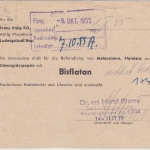 Berlin - Welttierschutztag 1955 Maschinenwerbestempel Drucksache Berlin SW11 n.