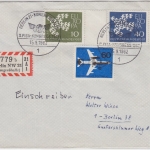 Berlin - Berlin 21 Kongresshalle R-Zettel u. SST II. Fisa-Kongress Orts-RBrief