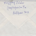 BRD - 583 Schwelm, Einschreibebrief n. Kronach 1964