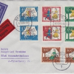 Berlin - Wohlfahrt 1965/Grimm, Satz 2x a. Lupo-Eilbrief/FDC Berlin 11 -