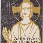 BRD - Fulda 76. Dt. Katholikentag Sonderkarte m. SST 1954